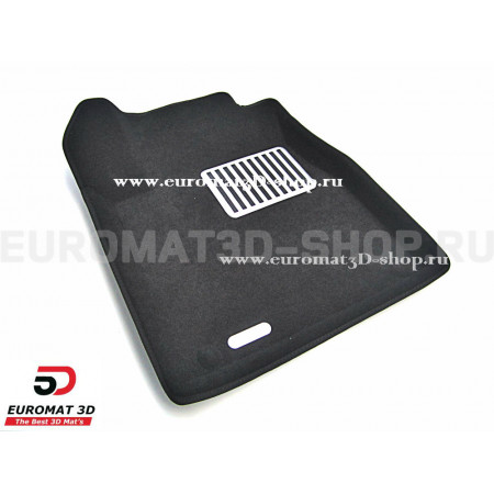 Текстильные 3D коврики Euromat3D Lux в салон для Honda Pilot (2008-2011) № EM3D-002610