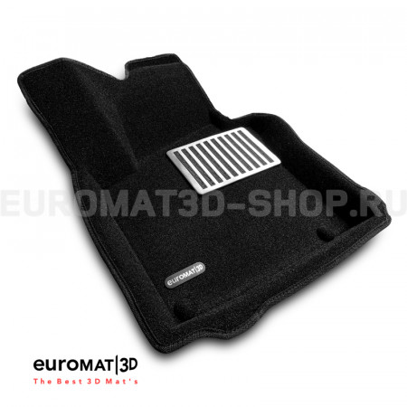 Текстильные 3D коврики Euromat3D Lux в салон для Volkswagen Jetta (2005-2010) № EM3D-004502