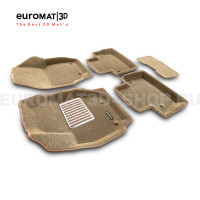 Текстильные 3D коврики Euromat3D Lux в салон для Volvo S 80 (2006-) № EM3D-005507T Бежевые Текстильные 3D коврики Euromat3D Lux в салон для Volvo S 80 (2006-) № EM3D-005507T Бежевые