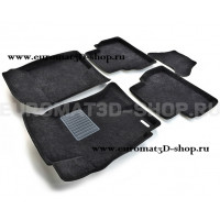 Текстильные 3D коврики Euromat3D Business в салон для Chevrolet Epica (2006-) № EMC3D-001505