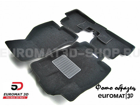 Текстильные 3D коврики Euromat3D Business в салон для Honda Pilot (2008-2011) № EMC3D-002610 Текстильные 3D коврики Euromat3D Business в салон для Honda Pilot (2008-2011) № EMC3D-002610