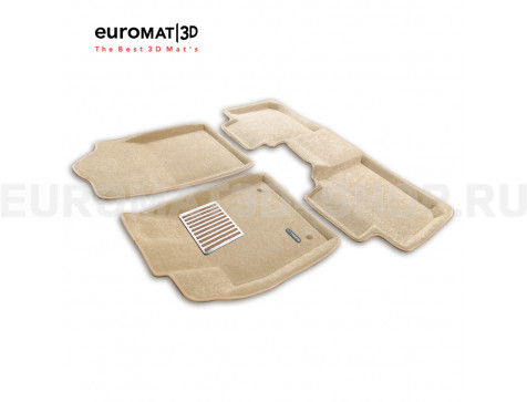 Текстильные 3D коврики Euromat3D Lux в салон для Lexus ES (2015-) № EM3D-003214T Бежевые Текстильные 3D коврики Euromat3D Lux в салон для Lexus ES (2015-) № EM3D-003214T Бежевые