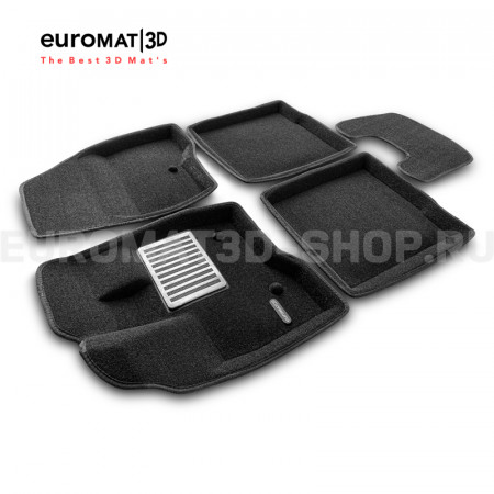 Текстильные 3D коврики Euromat3D Lux в салон для Ford Explorer (2011-2014) № EM3D-002218 Текстильные 3D коврики Euromat3D Lux в салон для Ford Explorer (2011-2014) № EM3D-002218