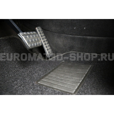 Текстильные 3D коврики Euromat3D Premium в салон для Audi A6 (2011-2018) № EMPR3D-001107