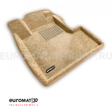 Текстильные 3D коврики Euromat3D Business в салон для Honda CR-V (2006-2012) № EMC3D-002606T Бежевые Текстильные 3D коврики Euromat3D Business в салон для Honda CR-V (2006-2012) № EMC3D-002606T Бежевые