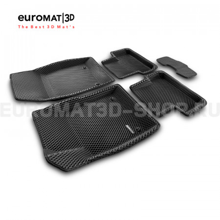 3D коврики Euromat3D EVA в салон для Opel Astra J/GTC (2010-) № EM3DEVA-001504