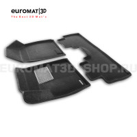 Текстильные 3D коврики Euromat3D Business в салон для Jetour Dashing (2023-) № EMC3D-000020