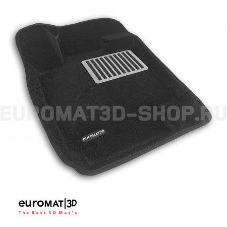 Текстильные 3D коврики Euromat3D Lux в салон для Jac JS4 (2022-) № EM3D-000010