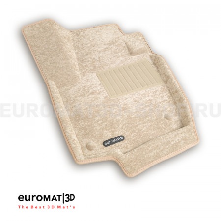 Текстильные 3D коврики Euromat3D Business в салон для Volkswagen Polo (2020-) № EMC3D-004508T Бежевые Текстильные 3D коврики Euromat3D Business в салон для Volkswagen Polo (2020-) № EMC3D-004508T Бежевые