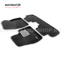 Текстильные 3D коврики Euromat3D Lux в салон для Lixiang L9 (2023-) № EM3D-005740