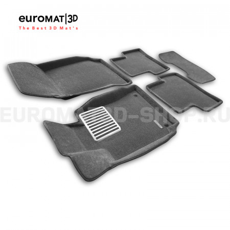Текстильные 3D коврики Euromat3D Lux в салон для Mercedes C-Class (W204) (2007-2014) № EM3D-003503G Серые Текстильные 3D коврики Euromat3D Lux в салон для Mercedes C-Class (W204) (2007-2014) № EM3D-003503G Серые
